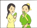 孔融的哥哥姐姐拿梨吃。