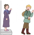 過路人說: 「對不起,這塊石頭只有跟著我的時候,才會做出美味的湯｡以後我再路過這裏的話,我一定帶著石頭來你家再做湯給你喝!」
