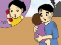 妈妈立刻报警，邻居跑到车房，把孩子救出来。